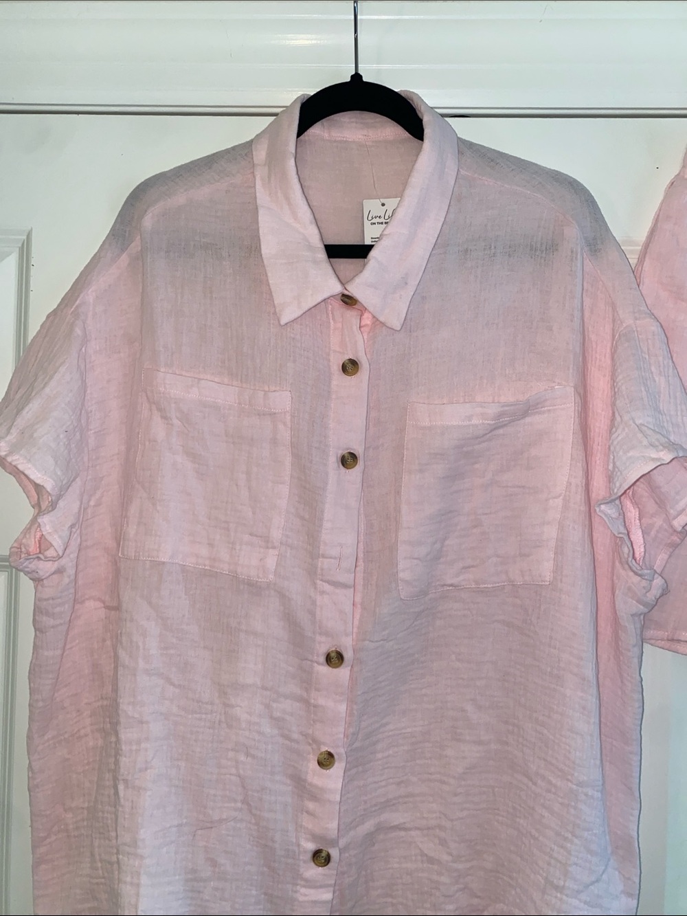 Cupshe Soft Pink High Waist Lounge Shorts Set - Picture 8 of 11